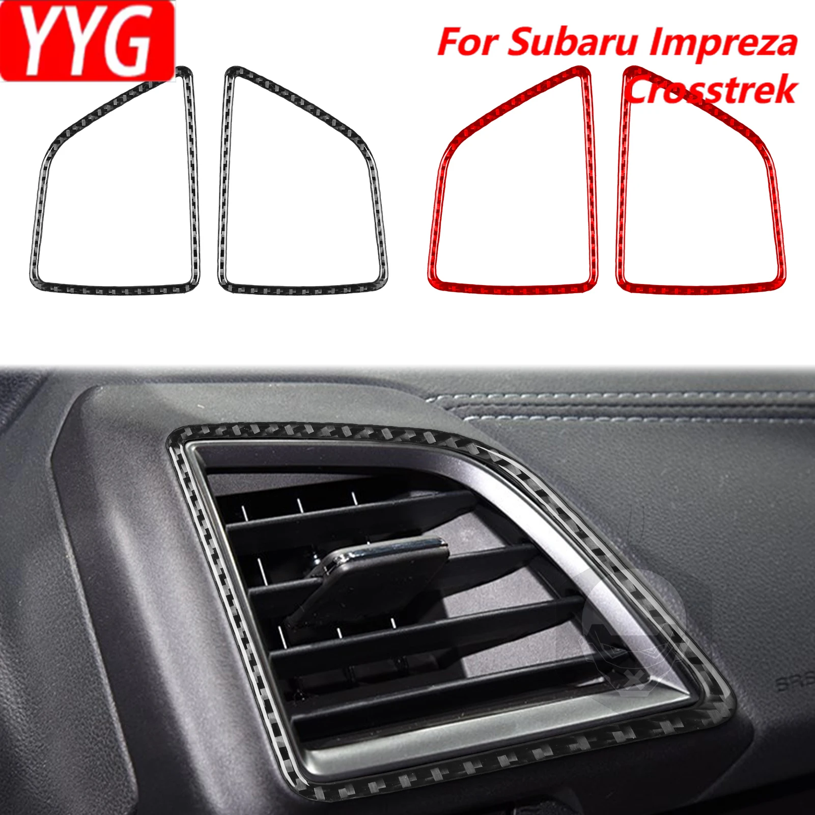 Carbon Fiber Sides Air Vent Outlet Cover Trim Sticker For Subaru Impreza 2017—2022 Crosstrek 2018—2022 Interior Car Accessories
Carbon Fiber Sides Air Vent Outlet Cover Trim Sticker For Subaru Impreza 2017—2022 Crosstrek 2018—2022 Interior Car Accessories