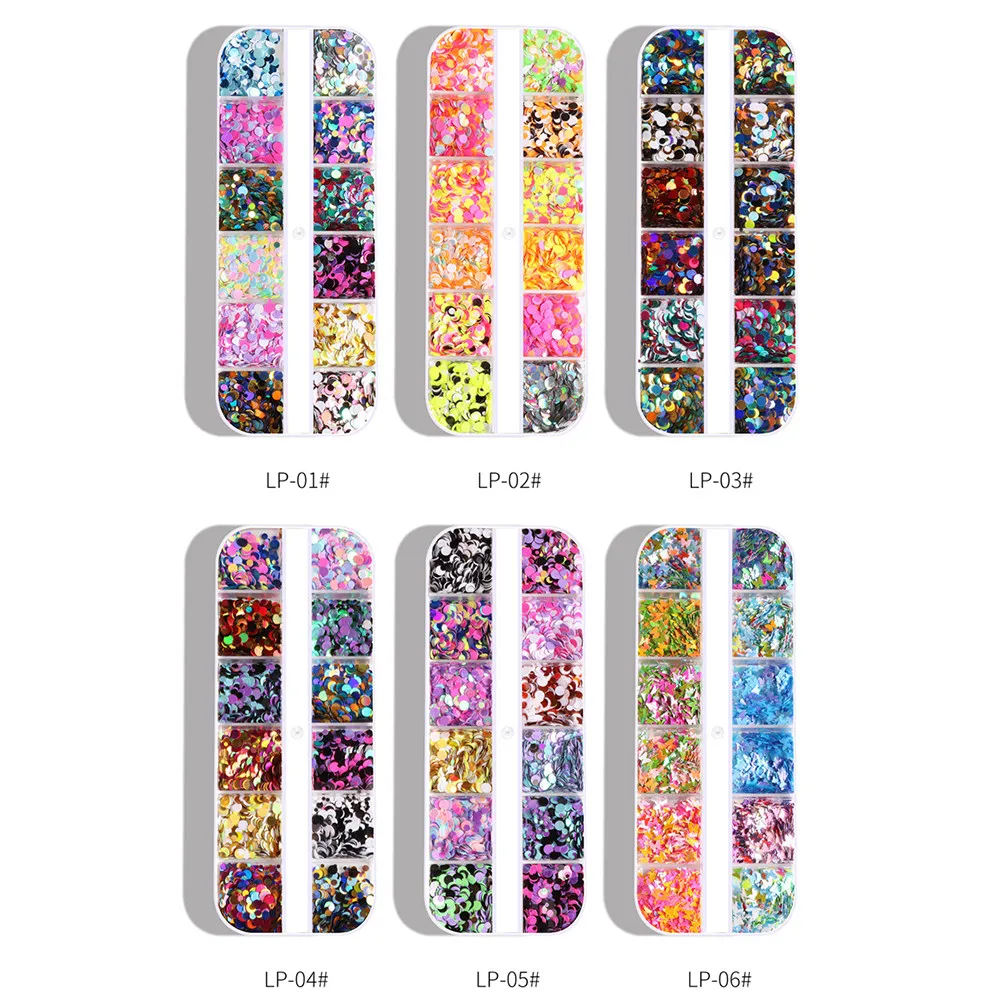 6Pcs Assorted Color Holographic Nail Sequins for DIY Manicure Art Decorations Natural Artificial Nails Party Fashion Gift
6Pcs Assorted Color Holographic Nail Sequins for DIY Manicure Art Decorations Natural Artificial Nails Party Fashion Gift