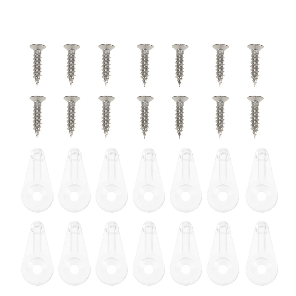 30Pcs Mirror Fixing Clips Transparent Plastic Durable for Glass Cabinets Wardrobe Bookcase Small Assembly Clips
30Pcs Mirror Fixing Clips Transparent Plastic Durable for Glass Cabinets Wardrobe Bookcase Small Assembly Clips