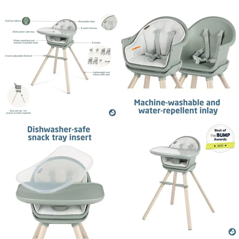 Компактный, моющийся стульчик-трансформер 8-в-1 для младенцев и малышей, легкий, в классическом зеленом цвете
Компактный, моющийся стульчик-трансформер 8-в-1 для младенцев и малышей, легкий, в классическом зеленом цвете