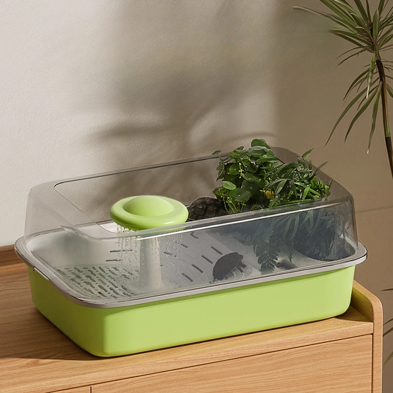 Landscape Villa with Sun Terrace Turtles Tanks Escapeproof Turtles Acrylic Reptile Habitats Box Reptiles Tortoise Feeding Box
Landscape Villa with Sun Terrace Turtles Tanks Escapeproof Turtles Acrylic Reptile Habitats Box Reptiles Tortoise Feeding Box