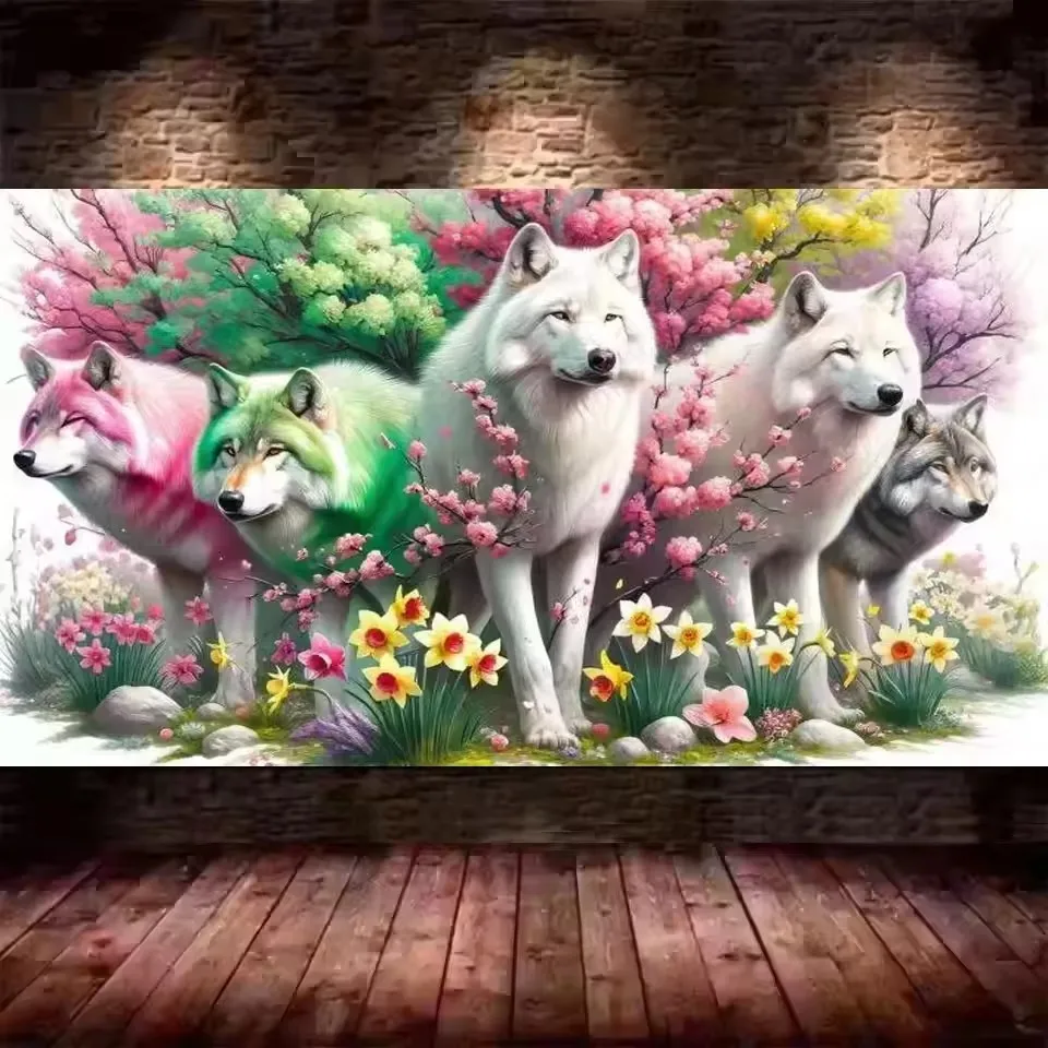 5D DIY Diamond Painting White Wolves Flowers Nature Diamond Mosaic Jewelry Cross Stitch Home Decoration Accessories New Arrivals
5D DIY Diamond Painting White Wolves Flowers Nature Diamond Mosaic Jewelry Cross Stitch Home Decoration Accessories New Arrivals
