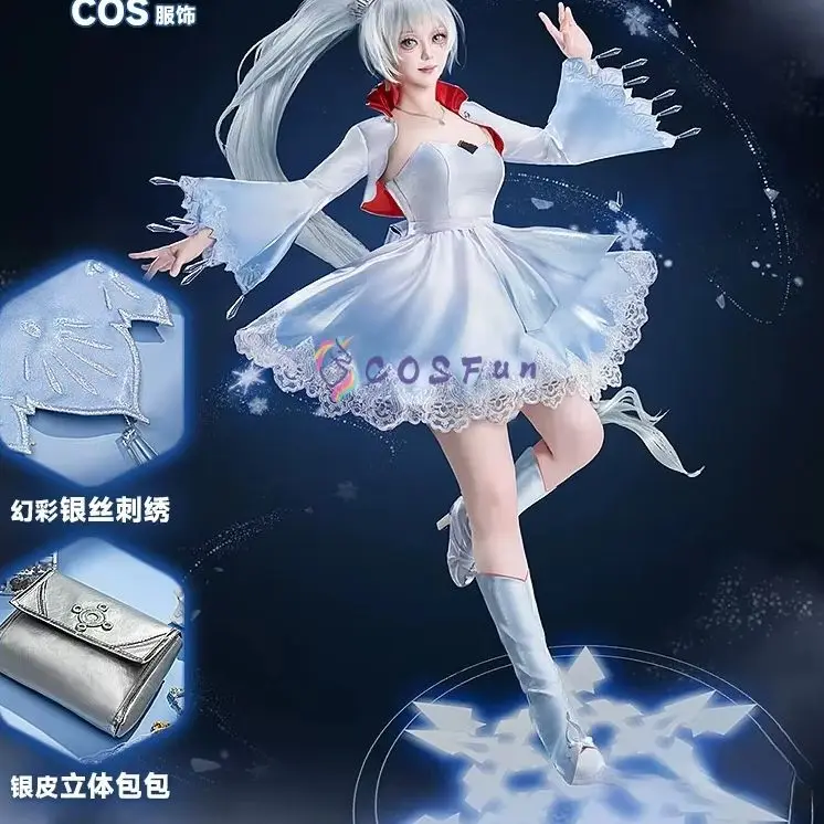 Weiss Schnee Cosplay Costume Elegant Dress Cos Anime Party Uniform Hallowen Play Role Clothes Clothing COSFun
Weiss Schnee Cosplay Costume Elegant Dress Cos Anime Party Uniform Hallowen Play Role Clothes Clothing COSFun