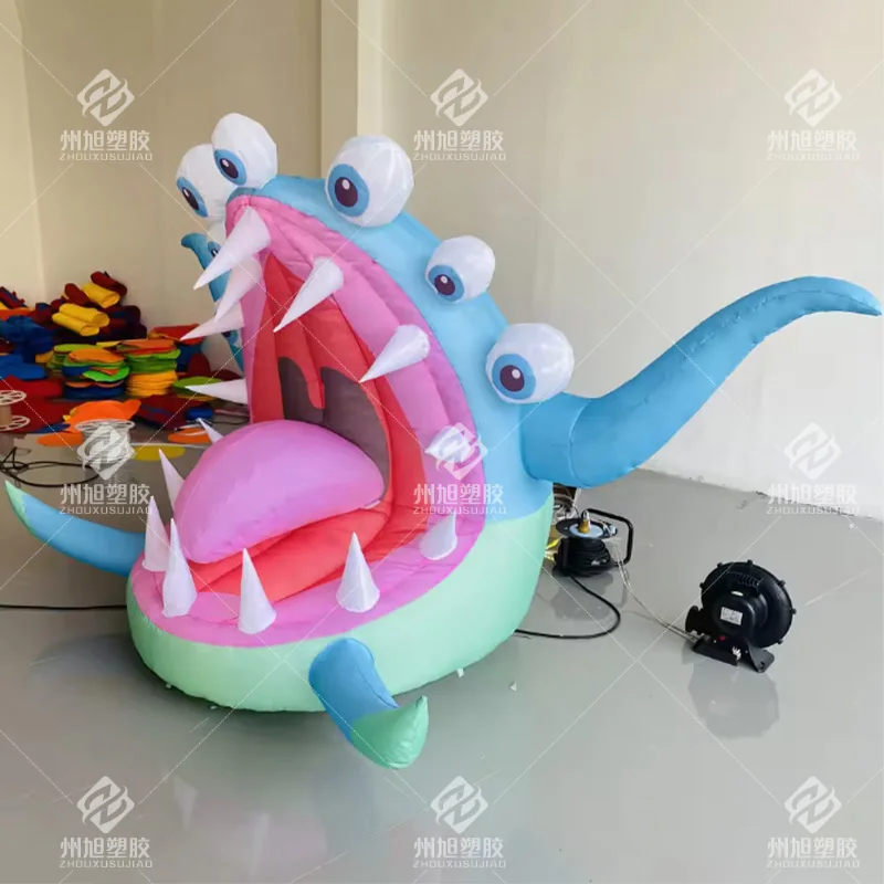 Wholesale Advertising Cartoon Big Month Monster with Tentacles Inflatable Cartoon Eyeball Monster Balloon for Decoration
Wholesale Advertising Cartoon Big Month Monster with Tentacles Inflatable Cartoon Eyeball Monster Balloon for Decoration