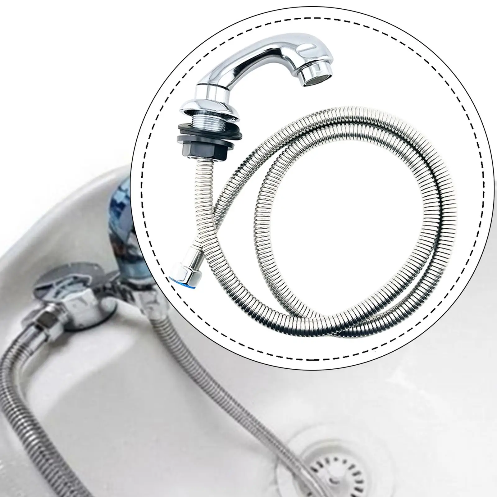 Sprayer Head for Shampoo Bowl 120cm Hose for Hotel Bathroom Barber Shop
Sprayer Head for Shampoo Bowl 120cm Hose for Hotel Bathroom Barber Shop