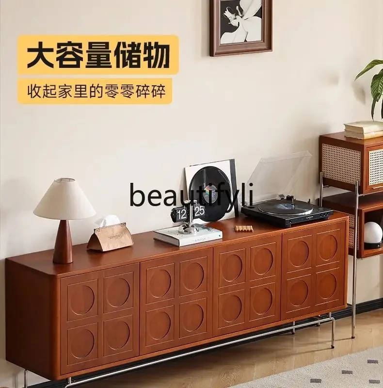 Solid wood retro TV cabinet Nordic living room Japanese medieval furniture Small apartment TV cabinet
Solid wood retro TV cabinet Nordic living room Japanese medieval furniture Small apartment TV cabinet