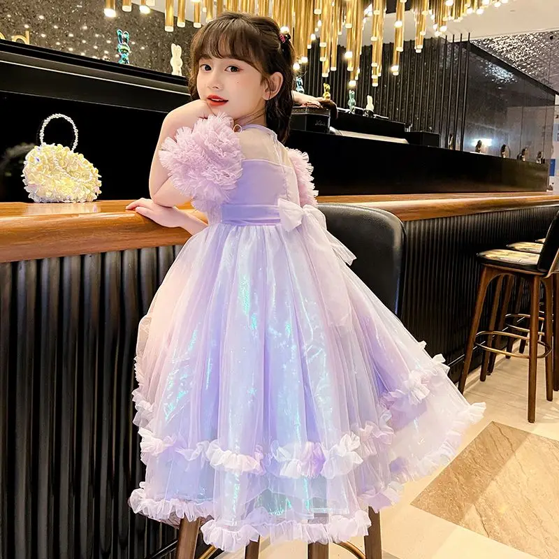 Girls' Dress Summer New Children's Super Fairy Princess Dress Baby Summer Fashionable Short Sleeve Princess Dress Children's Bir
Girls' Dress Summer New Children's Super Fairy Princess Dress Baby Summer Fashionable Short Sleeve Princess Dress Children's Bir
