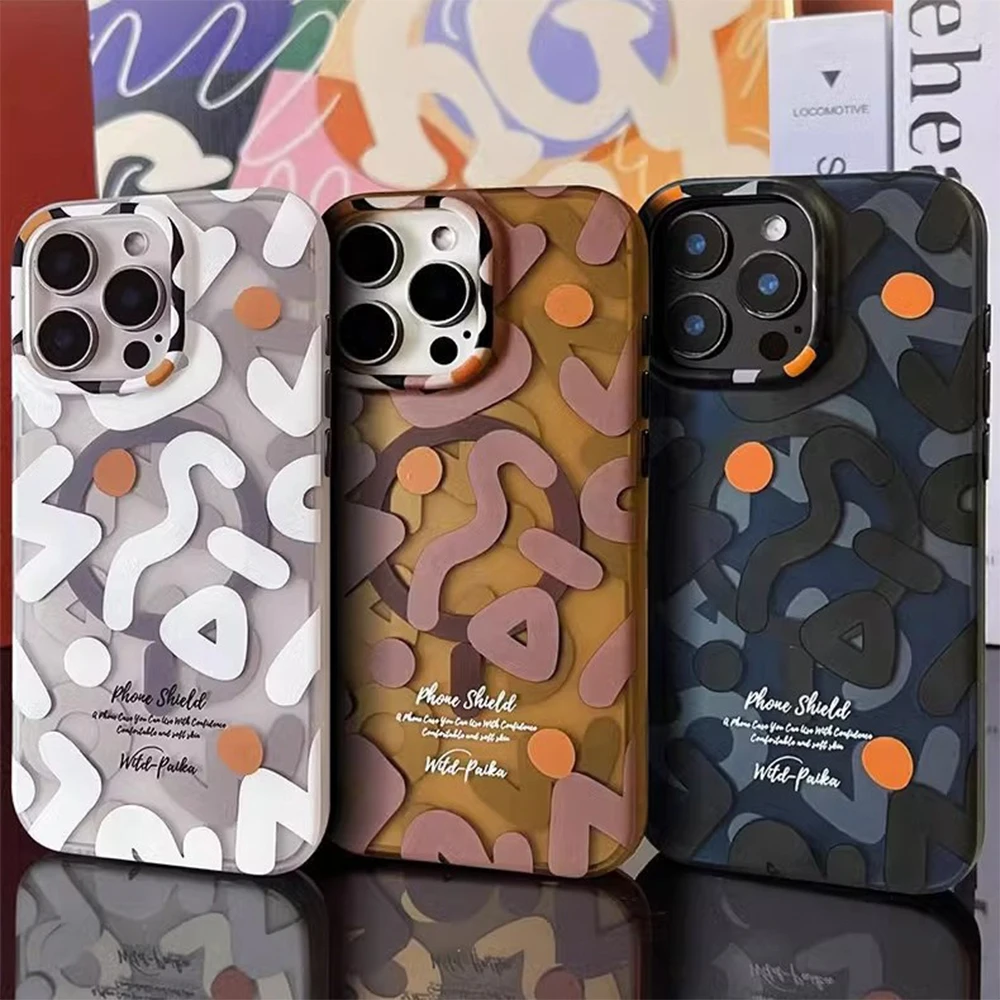 Graffiti Design Matte Magnetic Shockproof Dual-Layer IMD Full-Cover Case for iPhone 16 Pro Max/16 Pro/16/15 Pro Max/iPhone 14
Graffiti Design Matte Magnetic Shockproof Dual-Layer IMD Full-Cover Case for iPhone 16 Pro Max/16 Pro/16/15 Pro Max/iPhone 14