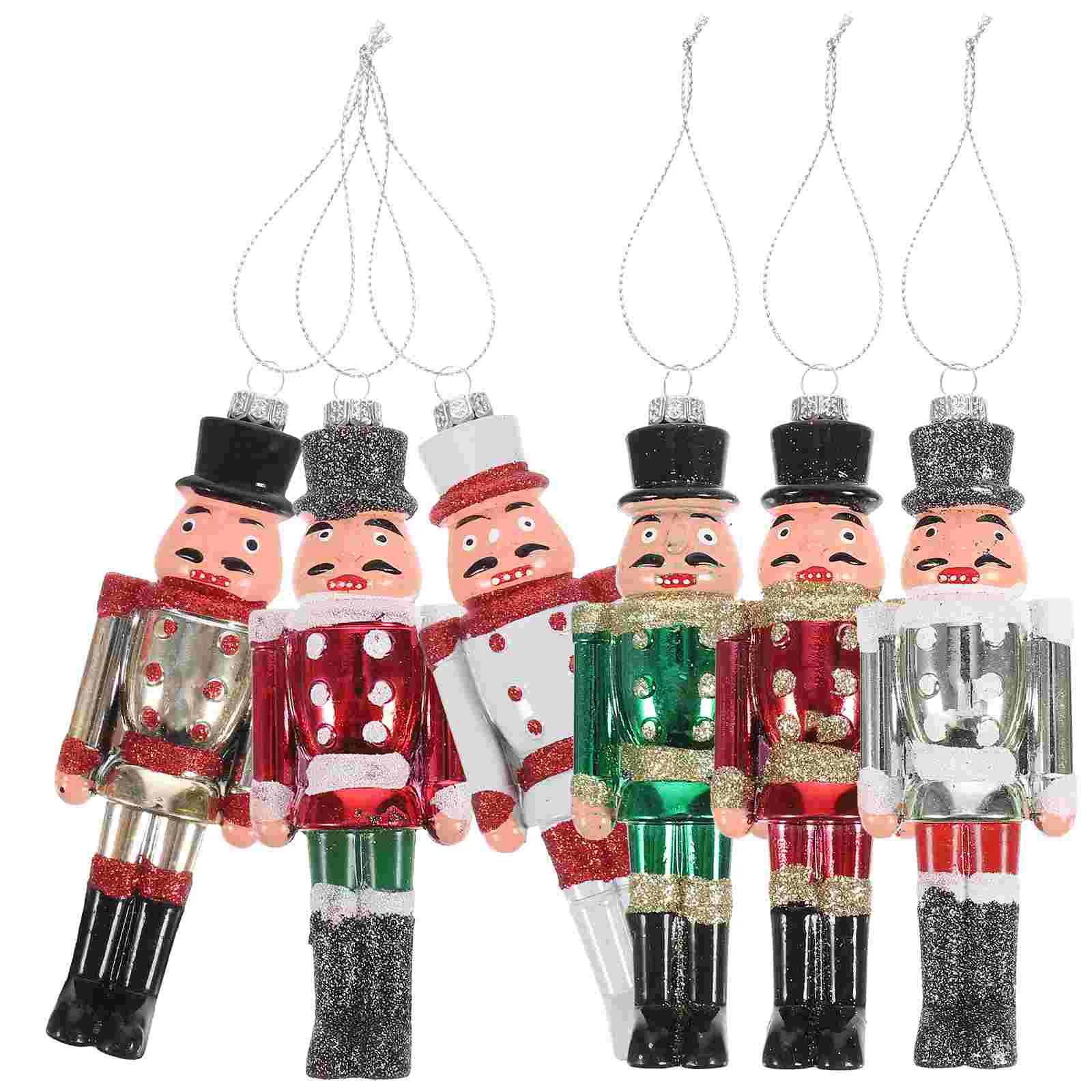6 Pcs Christmas Tree Pendants Decorations Hanging Decors Plastic Xmas Party Ornaments
6 Pcs Christmas Tree Pendants Decorations Hanging Decors Plastic Xmas Party Ornaments