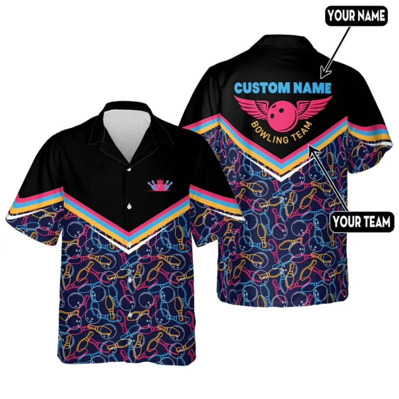 Custom Personalized Name Bowling Pattern Hawaiian Shirts For Men Summer Short Sleeve Bowling Player Hawaii Beach Shirts Tops
Custom Personalized Name Bowling Pattern Hawaiian Shirts For Men Summer Short Sleeve Bowling Player Hawaii Beach Shirts Tops