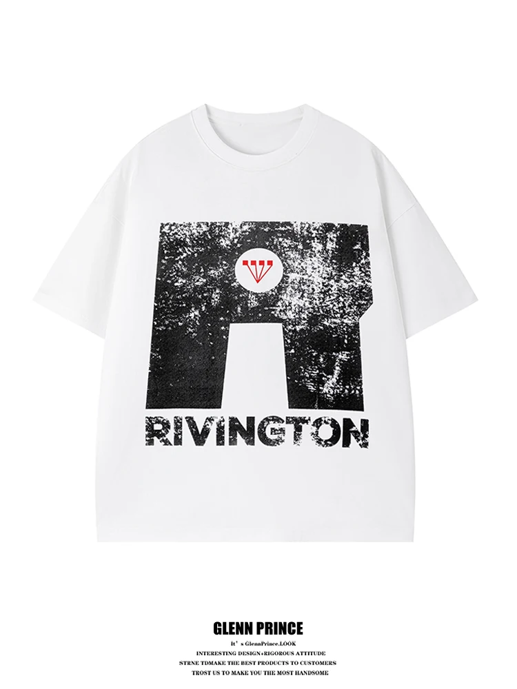 Vintage Distressed Print Short Sleeve Men's T-shirt GPstudio New Design Sense Small Crowd Cotton Breathable Summer Fashion
Vintage Distressed Print Short Sleeve Men's T-shirt GPstudio New Design Sense Small Crowd Cotton Breathable Summer Fashion