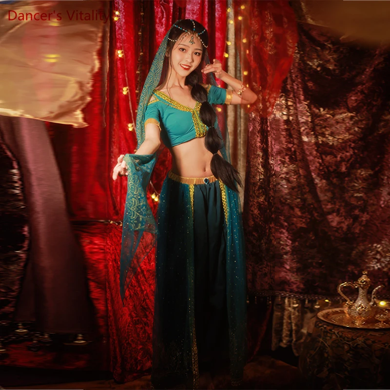 Cosplay Princess Adult Dance Costume Halloween Performance Costume Female Belly Dance Training Costume Performance Suit
Cosplay Princess Adult Dance Costume Halloween Performance Costume Female Belly Dance Training Costume Performance Suit