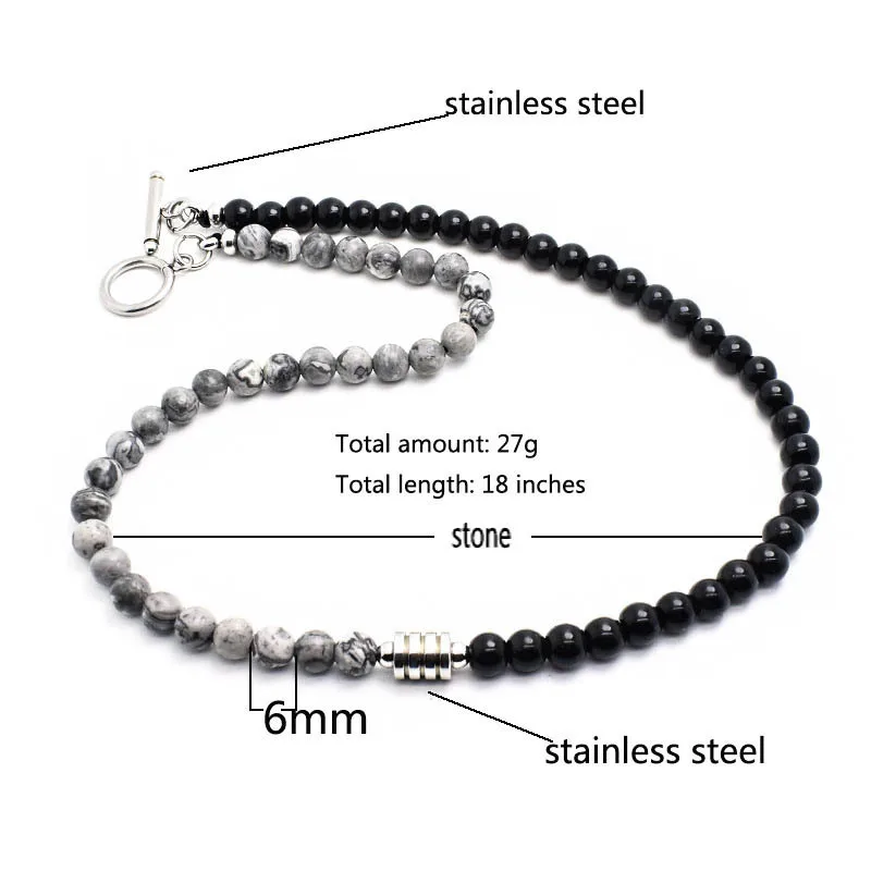 10 Pieces Stainless Steel Tiger Eye Stone Map Stone Necklace Valentine's Day Souvenir Fashion Jewelry for Men
10 Pieces Stainless Steel Tiger Eye Stone Map Stone Necklace Valentine's Day Souvenir Fashion Jewelry for Men