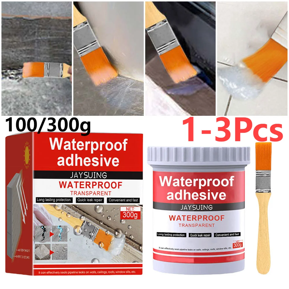 Strong Invisible Waterproof Agent Insulating Sealant 100g/300g Leak-Free Glue Adhesive Sealing Coating Toilet Repair Tools
Strong Invisible Waterproof Agent Insulating Sealant 100g/300g Leak-Free Glue Adhesive Sealing Coating Toilet Repair Tools