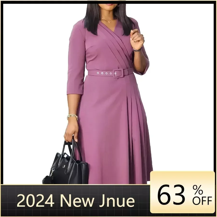 Elegant African Dresses for Women Summer 3/4 Sleeve Africa Clothing Office Lady Party Midi Dress Dashiki Ankara Outfits Robe
Elegant African Dresses for Women Summer 3/4 Sleeve Africa Clothing Office Lady Party Midi Dress Dashiki Ankara Outfits Robe