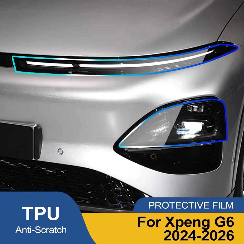 For Xpeng G6 2024-2026 High-Gloss Smoke Black Pre-Cut TPU Car Headlight Protection Film PPF Kit Anti-Scratch Vinyl Wrap Cover
For Xpeng G6 2024-2026 High-Gloss Smoke Black Pre-Cut TPU Car Headlight Protection Film PPF Kit Anti-Scratch Vinyl Wrap Cover