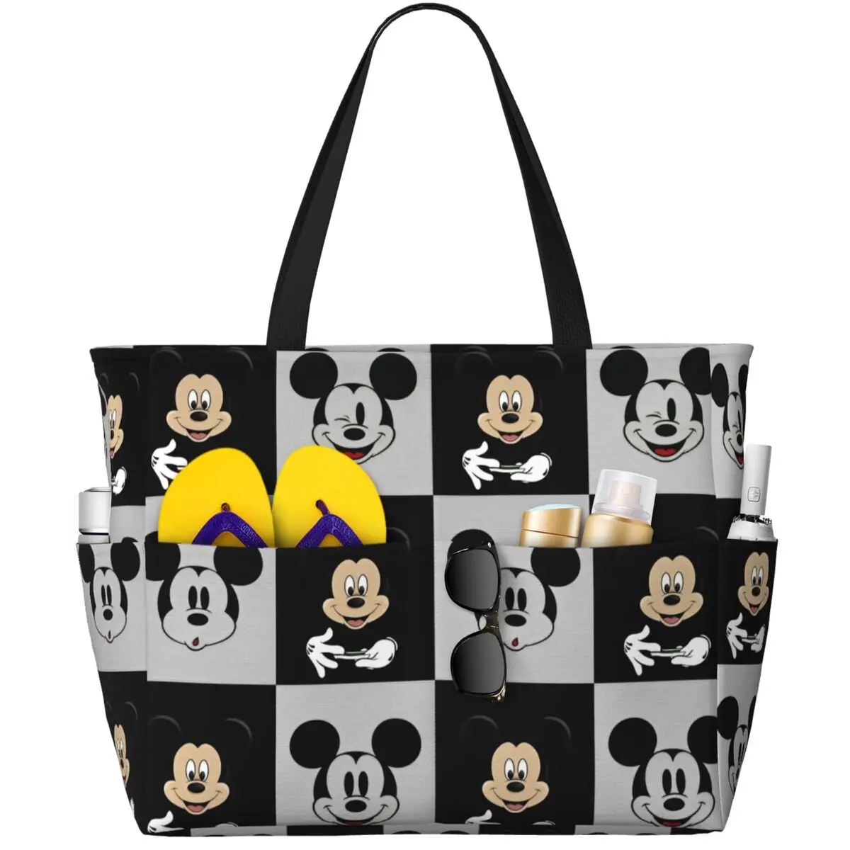 Women's Disney Mickey Mouse Head Tote Bag for Beach Travel Trendy Large Weekender Bags for Gym
Women's Disney Mickey Mouse Head Tote Bag for Beach Travel Trendy Large Weekender Bags for Gym