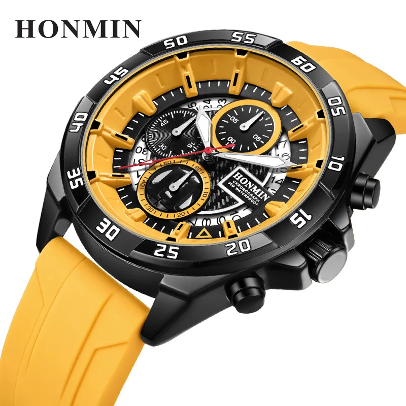 New Sport Men's Watch Silicone Strap Waterproof Military Quartz Wristwatches Date Luminous Clock Relogio Masculino Drop Shipping
New Sport Men's Watch Silicone Strap Waterproof Military Quartz Wristwatches Date Luminous Clock Relogio Masculino Drop Shipping