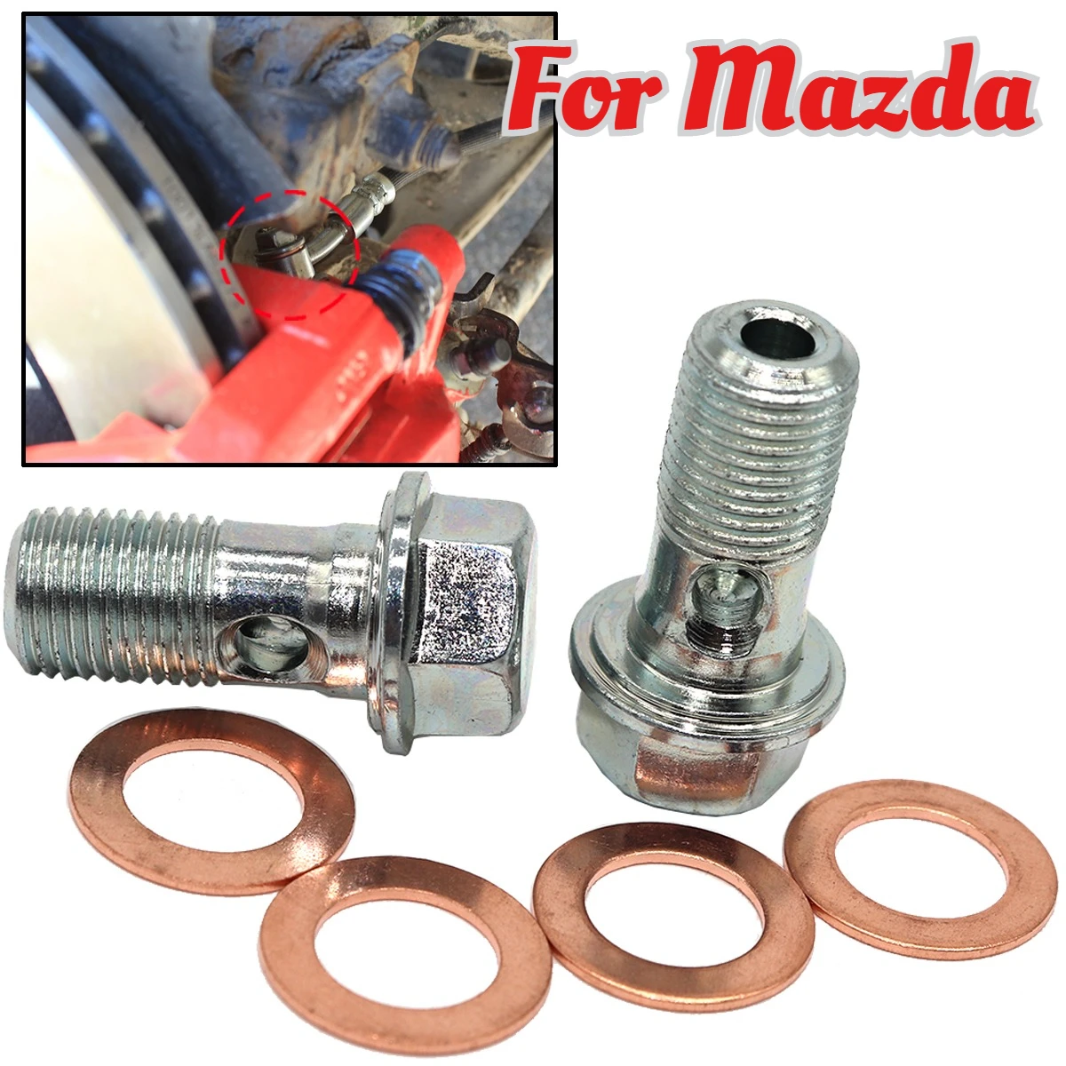 Front Left Right Rear Caliper Hose Lines Sealing Crush Washers Repair Kit For Mazda MX5 MK1 MK2 MK3 BM BN BP CX-5 2 DE DH
Front Left Right Rear Caliper Hose Lines Sealing Crush Washers Repair Kit For Mazda MX5 MK1 MK2 MK3 BM BN BP CX-5 2 DE DH