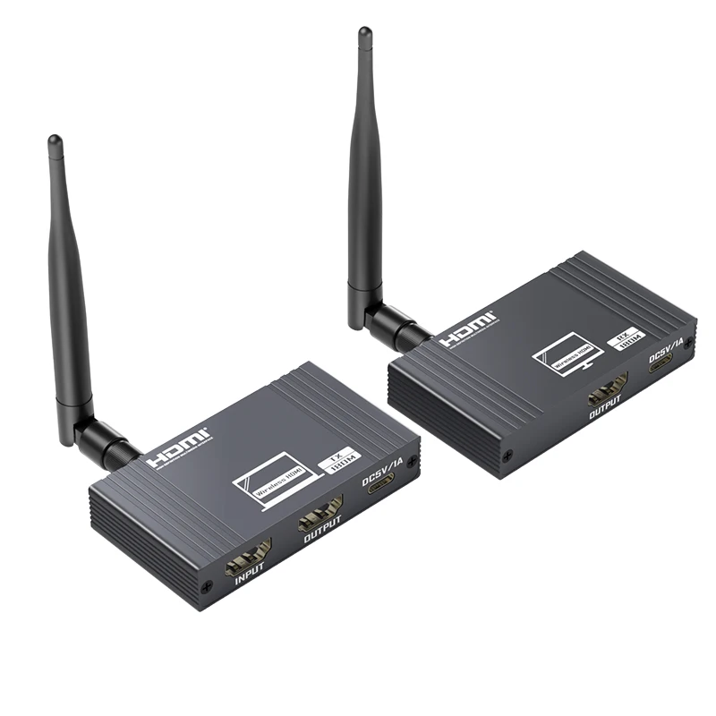 HDMI Wireless Transmitter Receiver 180m Long Range Sender And Receiver Device for Audio And Video Transmission
HDMI Wireless Transmitter Receiver 180m Long Range Sender And Receiver Device for Audio And Video Transmission