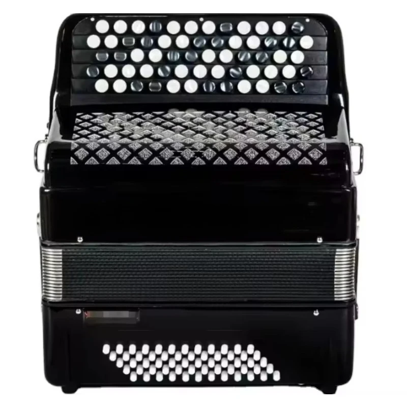 Hot Sale 62-Keys Chromatic Accordion 60-Bass Shell with Sheepskin Bellows Factory Wholesale Playing Grade
Hot Sale 62-Keys Chromatic Accordion 60-Bass Shell with Sheepskin Bellows Factory Wholesale Playing Grade