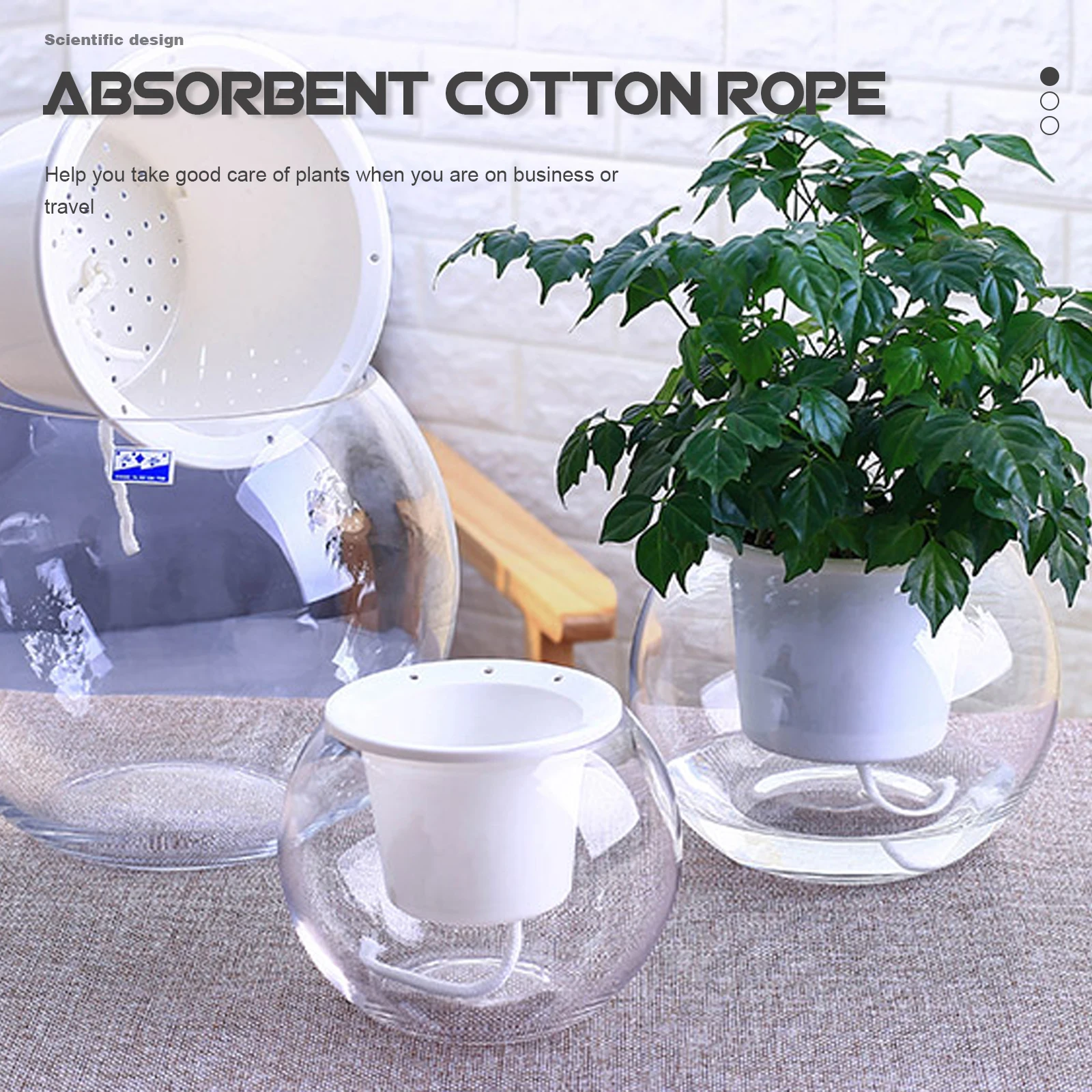 Self Watering Cord Absorbent Cotton Rope for Potted Plant Violet Watering Accessory Garden Nursery Potted Plant Absorbent Rope
Self Watering Cord Absorbent Cotton Rope for Potted Plant Violet Watering Accessory Garden Nursery Potted Plant Absorbent Rope