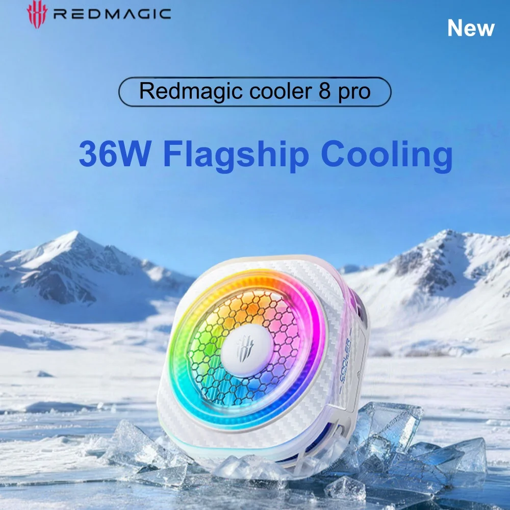 RedMagic Cryo Cooler 8 Pro Magnetic Phone Cooler Fan Cooler 36W Max Cooling for Gaming Semiconductor Tablet Phone Live Streaming
RedMagic Cryo Cooler 8 Pro Magnetic Phone Cooler Fan Cooler 36W Max Cooling for Gaming Semiconductor Tablet Phone Live Streaming