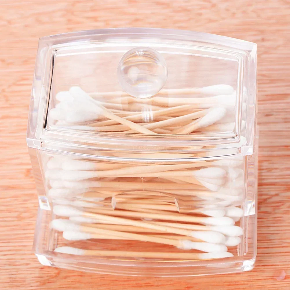 Acrylic Cotton Swabs Storage Holder Box Portable Transparent Makeup Cotton Pad Cosmetic Container Jewelry Organizer Case
Acrylic Cotton Swabs Storage Holder Box Portable Transparent Makeup Cotton Pad Cosmetic Container Jewelry Organizer Case