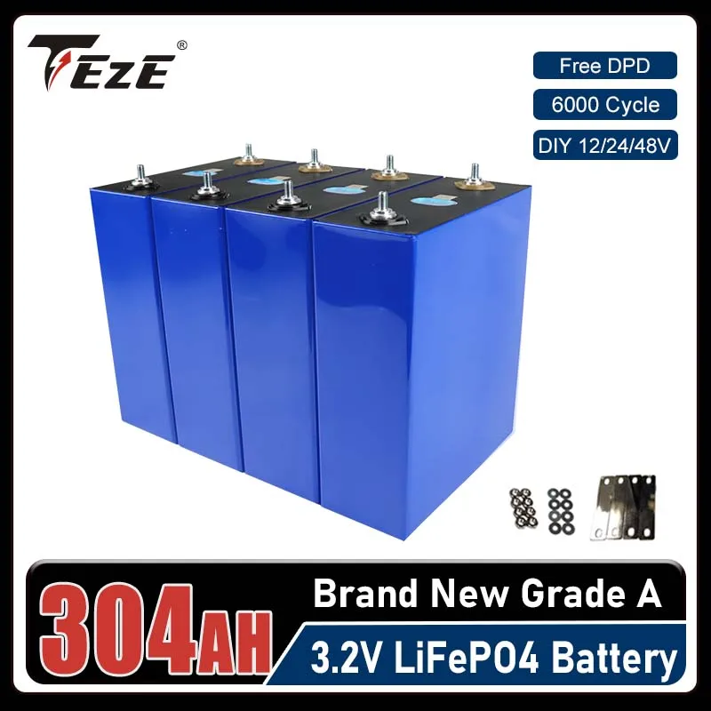 НОВЫЙ 3,2 В 304 Ач Lifepo4 аккумулятор DIY 12 В 24 В 304 Ач класс A аккумуляторная батарея для дома солнечная батарея RV EV Golf Tax Free
НОВЫЙ 3,2 В 304 Ач Lifepo4 аккумулятор DIY 12 В 24 В 304 Ач класс A аккумуляторная батарея для дома солнечная батарея RV EV Golf Tax Free