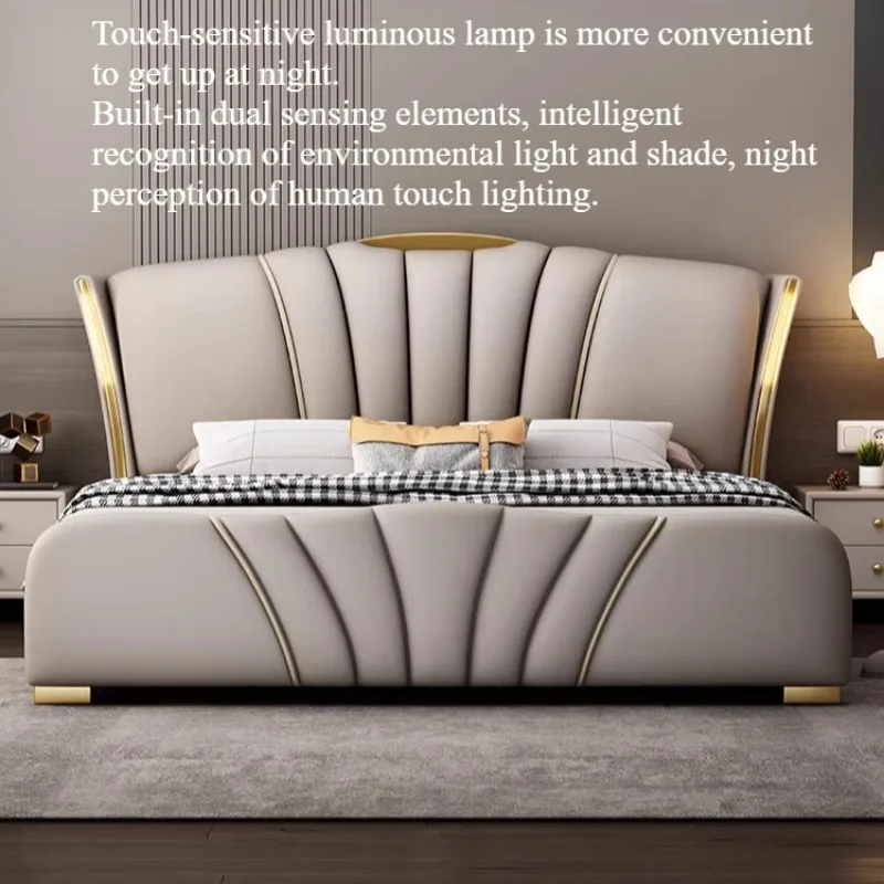 Twin Modern Bed Upholstered Unique Storage Headboard Bed Frame Queen Size Cama De Lujo Para Dormitorio Bedroom Accessories
Twin Modern Bed Upholstered Unique Storage Headboard Bed Frame Queen Size Cama De Lujo Para Dormitorio Bedroom Accessories