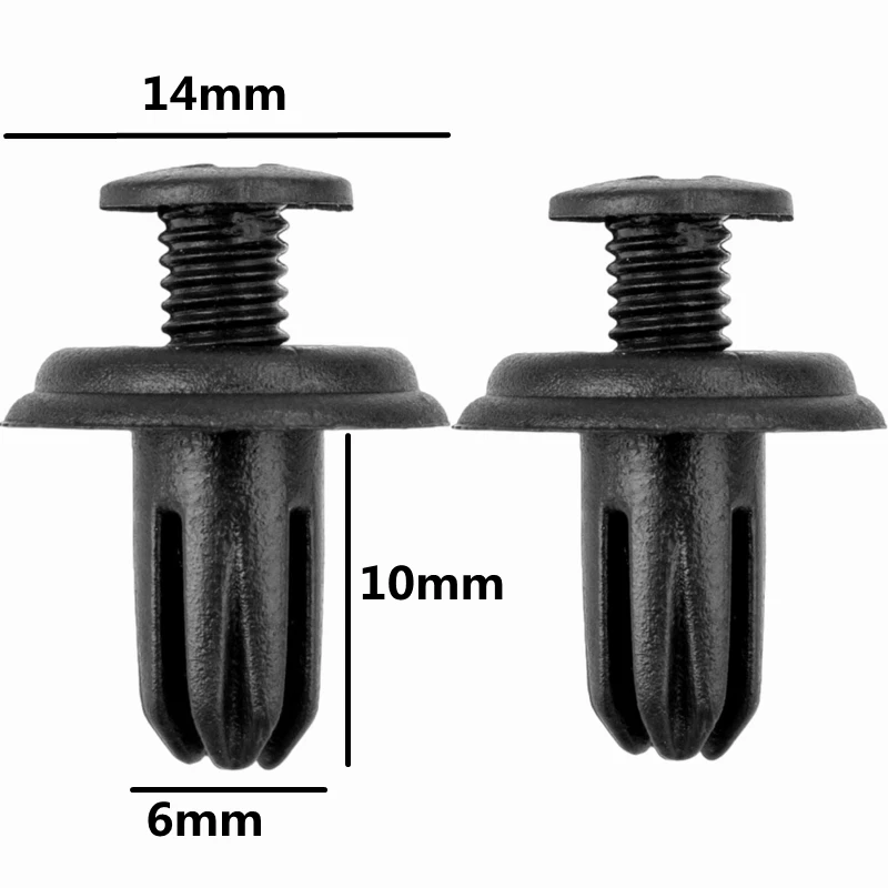 OEM 20Pcs Fit For 6mm Hole OE: 90687-SB0-003 90687-SB0-013 Auto Cowl Vent Panel Retainer Plastic Trim Panel Fender Clips XN-C04
OEM 20Pcs Fit For 6mm Hole OE: 90687-SB0-003 90687-SB0-013 Auto Cowl Vent Panel Retainer Plastic Trim Panel Fender Clips XN-C04