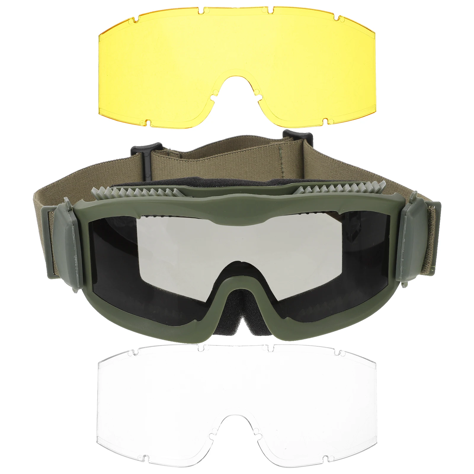 Goggles Anti Wind Sand Shooting Outdoor RK6 Army Green 3 Lenses Hiking Cycling Hunting Durability Comfort
Goggles Anti Wind Sand Shooting Outdoor RK6 Army Green 3 Lenses Hiking Cycling Hunting Durability Comfort