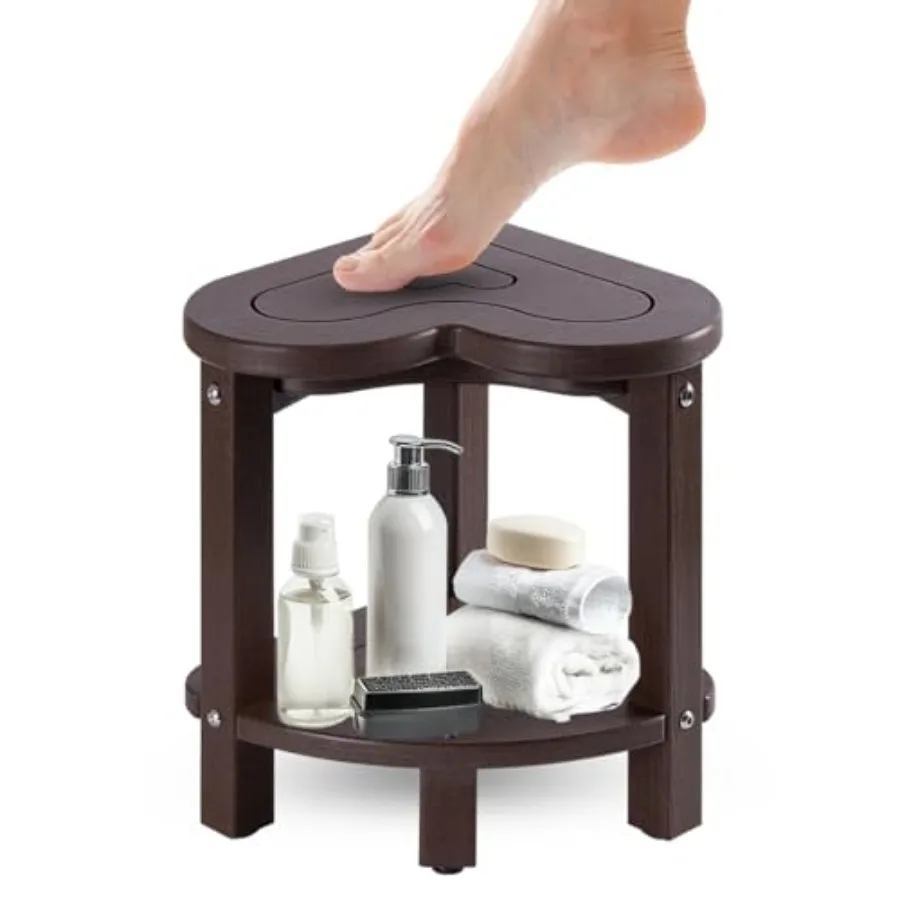 Corner Shower Stool for Inside Shower - Waterproof Corner Shower Bench, HDPE Plastic Bathroom Bench, Adjustable Height Corner C
Corner Shower Stool for Inside Shower - Waterproof Corner Shower Bench, HDPE Plastic Bathroom Bench, Adjustable Height Corner C