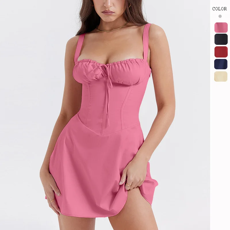 Fashionable and Comfortable 2023 Summer European and American Style Halter Neck Slim Dress for Women
Fashionable and Comfortable 2023 Summer European and American Style Halter Neck Slim Dress for Women