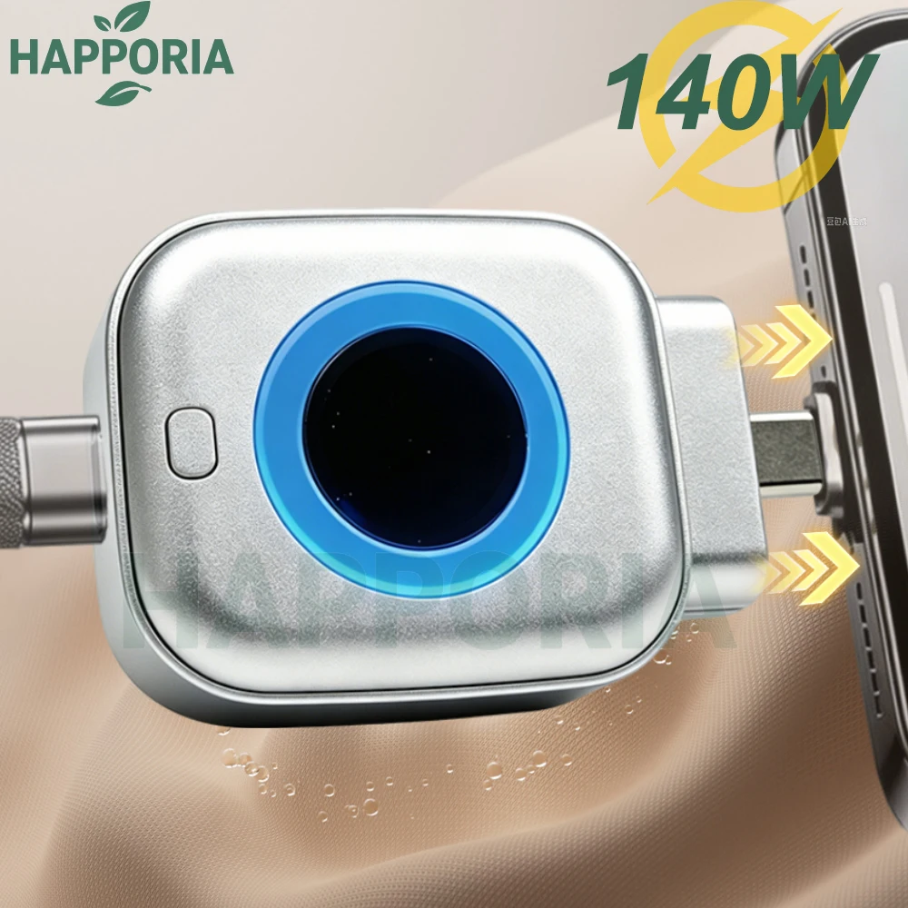 HAPPORIA 2PCS 140W Type C Full Battery Separator Auto Cut Off Charger Overcharge Protection Charging Adapter for Phone Laptop
HAPPORIA 2PCS 140W Type C Full Battery Separator Auto Cut Off Charger Overcharge Protection Charging Adapter for Phone Laptop