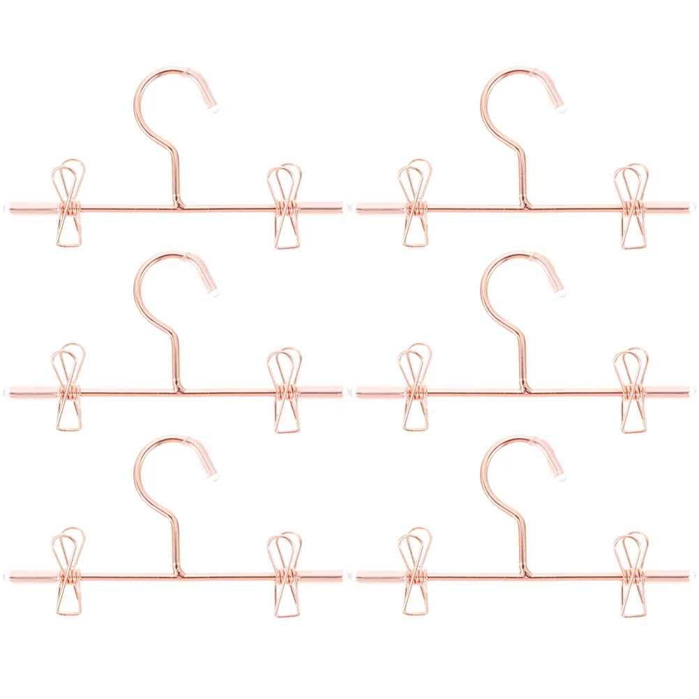 6 Pcs Decorate Mini Hanger Clothing Hangers Toys Iron Dress Hanging Racks Clothes
6 Pcs Decorate Mini Hanger Clothing Hangers Toys Iron Dress Hanging Racks Clothes