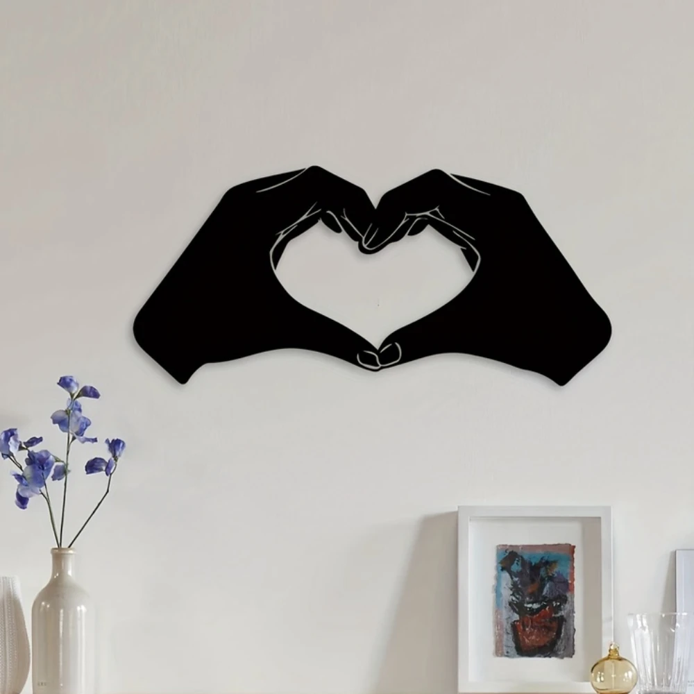 1pc, Love Forever Heart Hands Metal Wall Decor - Decorative Accent for Home and Room Wall decor metal wall hanging Gift
1pc, Love Forever Heart Hands Metal Wall Decor - Decorative Accent for Home and Room Wall decor metal wall hanging Gift