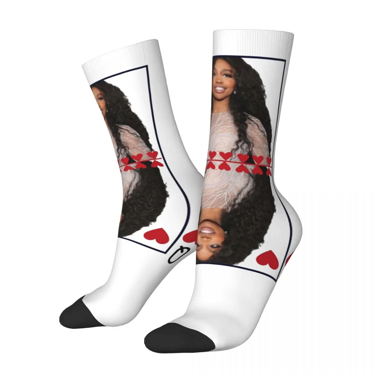 Male Men Socks Novelty SZA Queen Of Hearts Playing Cards Sock Polyester Graphic Women Socks Spring Summer Autumn Winter
Male Men Socks Novelty SZA Queen Of Hearts Playing Cards Sock Polyester Graphic Women Socks Spring Summer Autumn Winter