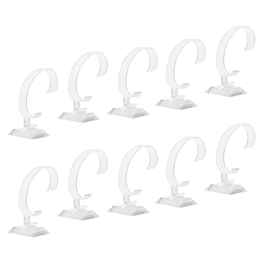 10 pcs Watch Display Stand Holder Clear Acrylic Plastic Jewelry Rack Large Size Bracelet Organizer Storage Solution Travel
10 pcs Watch Display Stand Holder Clear Acrylic Plastic Jewelry Rack Large Size Bracelet Organizer Storage Solution Travel