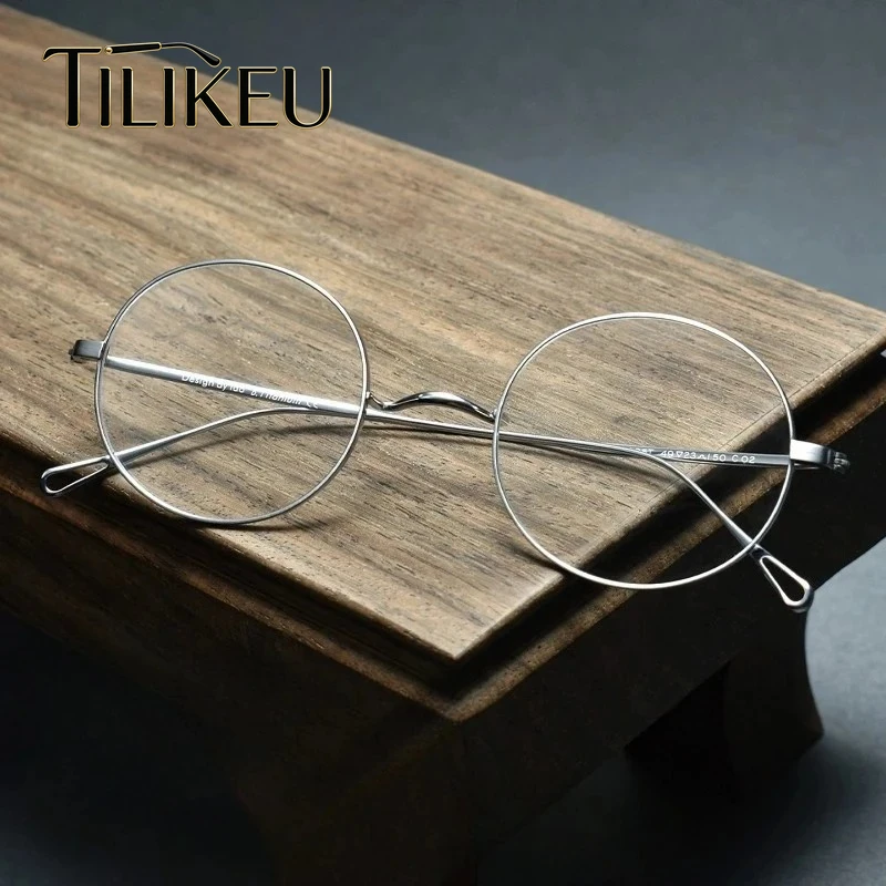 2026 Fashion Ultra-Light Pure Titanium Glasses Frame Men Classic Integrated Rod Nose Pad Retro Round Frame Women Luxury Eyewear
2026 Fashion Ultra-Light Pure Titanium Glasses Frame Men Classic Integrated Rod Nose Pad Retro Round Frame Women Luxury Eyewear