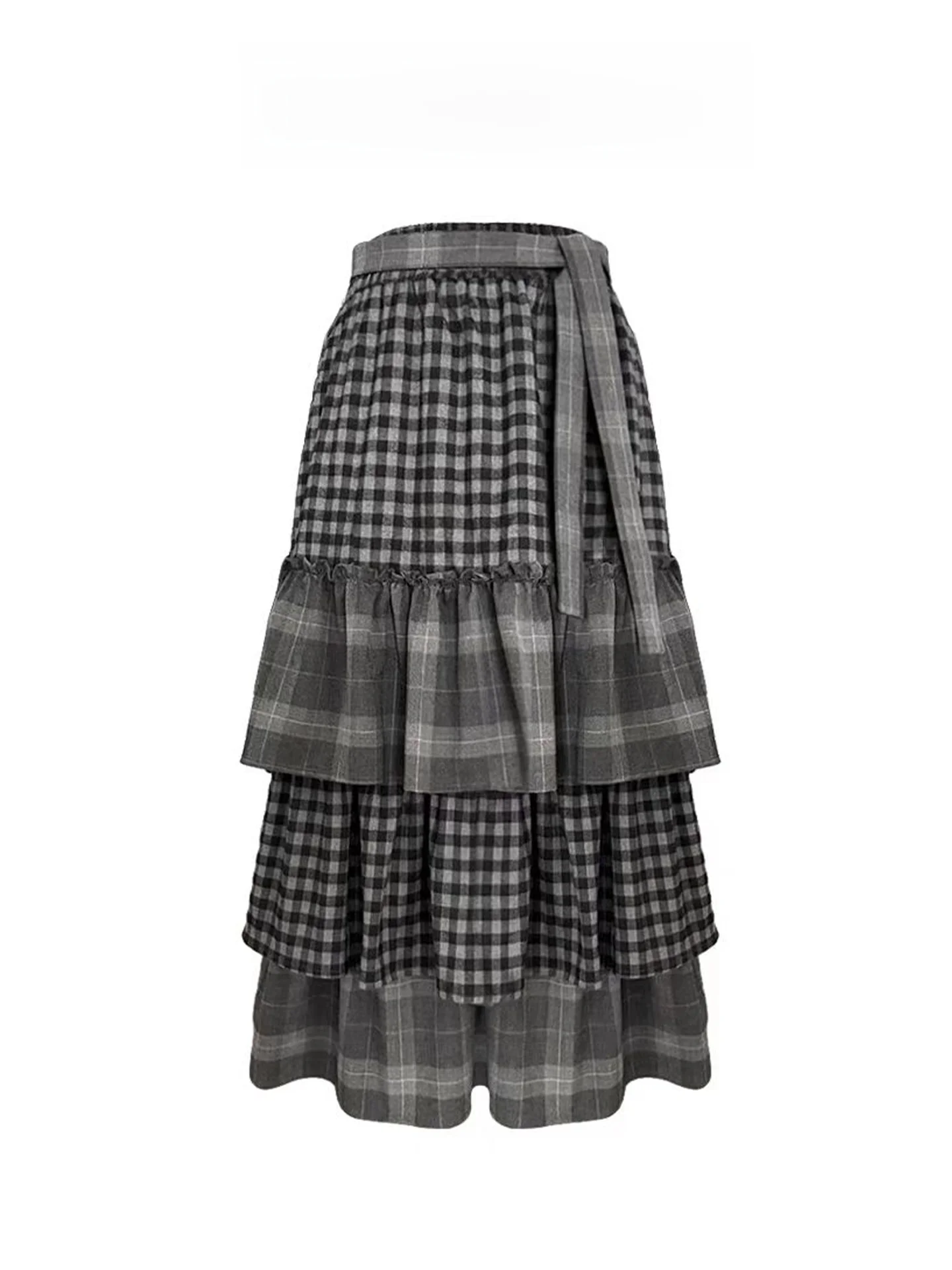 Heavy-Worked A-Line Skirt with Patchwork Design Casual High Waist Cake Skirt for Women Spring Autumn Seasonal Wear
Heavy-Worked A-Line Skirt with Patchwork Design Casual High Waist Cake Skirt for Women Spring Autumn Seasonal Wear