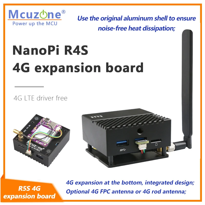 NanoPi R4S 4G Lte Expansion Board NL668-EU CAT4 Driver-free Openwrt Linux Ubuntu ZET CAT4-EU
NanoPi R4S 4G Lte Expansion Board NL668-EU CAT4 Driver-free Openwrt Linux Ubuntu ZET CAT4-EU