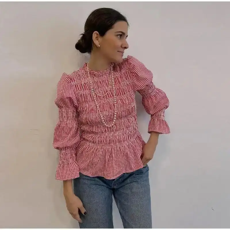 Cheered Printed Long Sve Flared Women's irt round Ne Polyester Fiber Spring 2024 Faion Ladies Premium Clothing
Cheered Printed Long Sve Flared Women's irt round Ne Polyester Fiber Spring 2024 Faion Ladies Premium Clothing