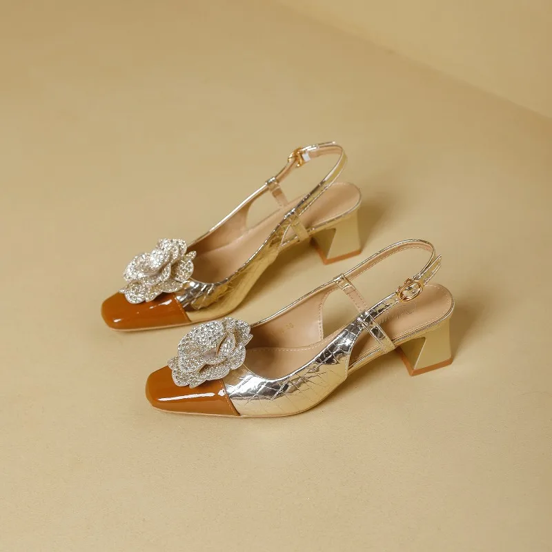 New Women Shoes Exquisite Rhinestone Flower High Heeled Sandals for Woman Fashion Casual Shoes Designer Shoes Sandalias De Mujer
New Women Shoes Exquisite Rhinestone Flower High Heeled Sandals for Woman Fashion Casual Shoes Designer Shoes Sandalias De Mujer