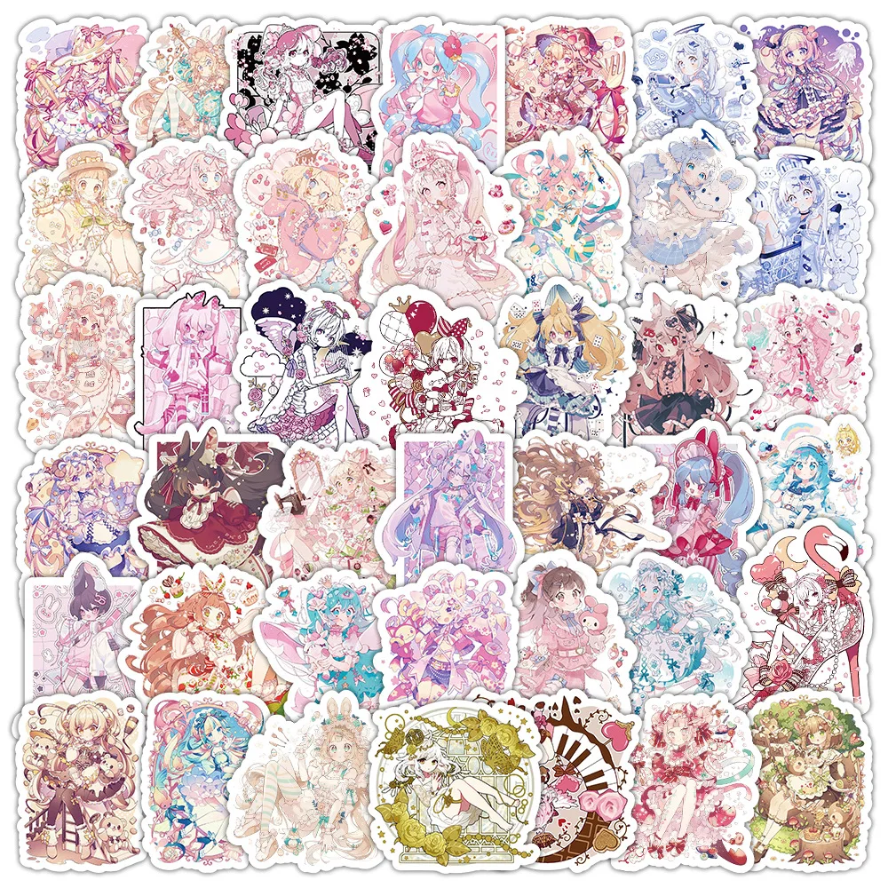 10/60PCS Cartoon Girl Sweet Cute Girl Doodle Decorative Stickers Toy Gifts DIY Guitar Tablet Scrapbook Desk Creative Decals
10/60PCS Cartoon Girl Sweet Cute Girl Doodle Decorative Stickers Toy Gifts DIY Guitar Tablet Scrapbook Desk Creative Decals