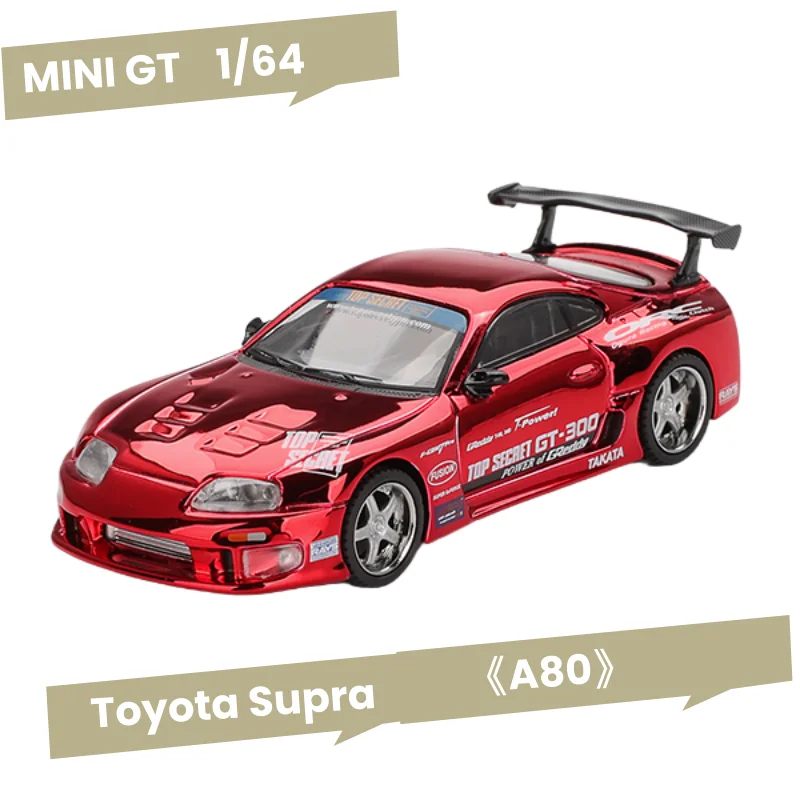 MINIGT 1:64 Toyota Supra (A80) Top Secret GT-300 Top Secret Chrome Red
MINIGT 1:64 Toyota Supra (A80) Top Secret GT-300 Top Secret Chrome Red