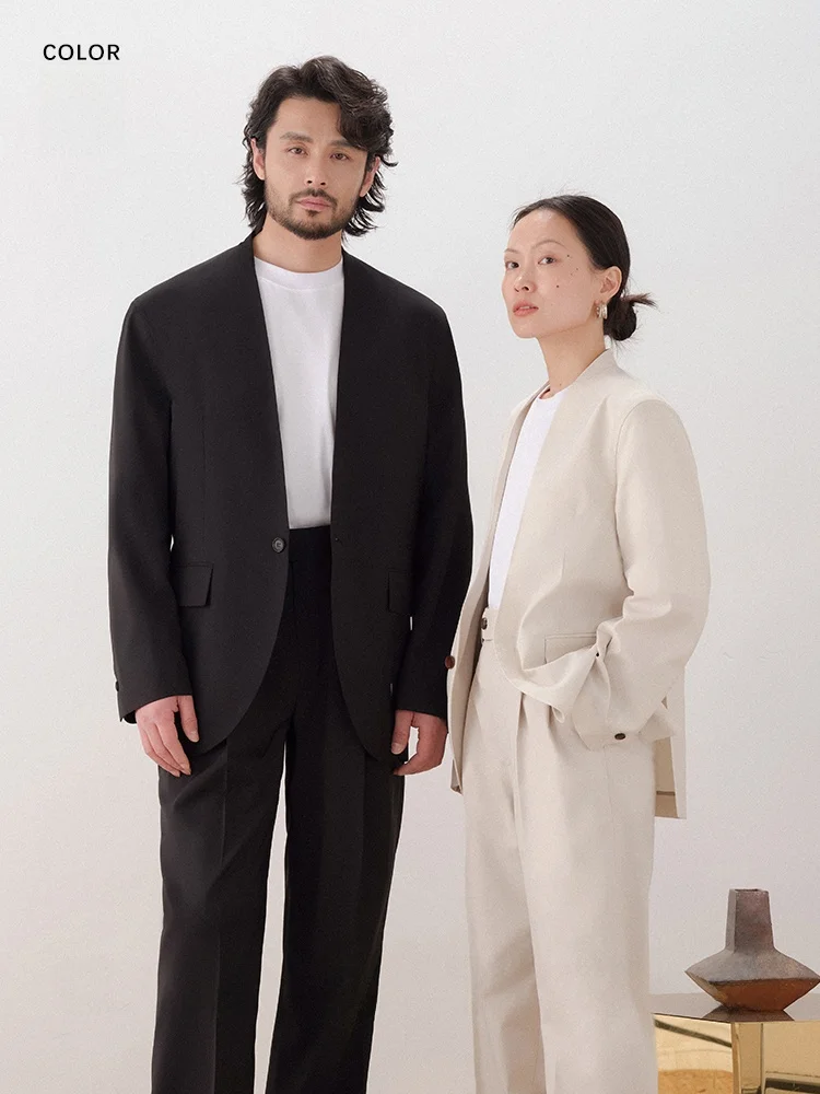 CULTUM Комплект костюмов унисекс без воротника, свободного кроя, машинная стирка, быстросохнущий, немнущийся, модный городской стиль, весна-лето
CULTUM Комплект костюмов унисекс без воротника, свободного кроя, машинная стирка, быстросохнущий, немнущийся, модный городской стиль, весна-лето