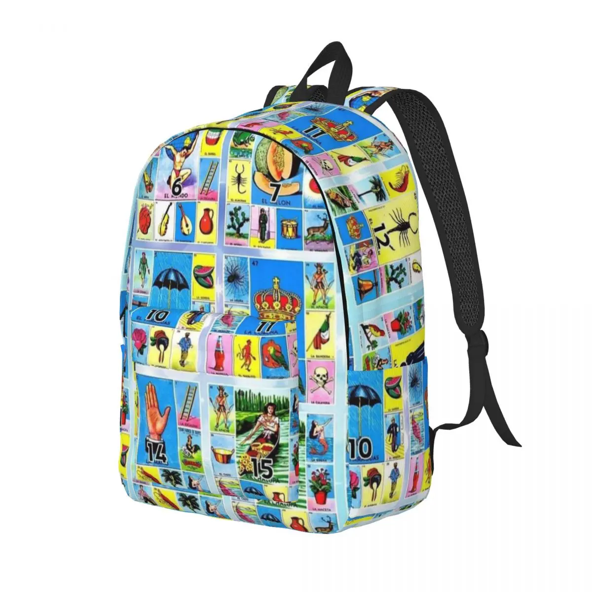 Vibrant Mexican Lottery Bingo Print Backpack Daypack Large Capacity Kids BookBag School Bag Shoulder Bags for Boys Girls
Vibrant Mexican Lottery Bingo Print Backpack Daypack Large Capacity Kids BookBag School Bag Shoulder Bags for Boys Girls