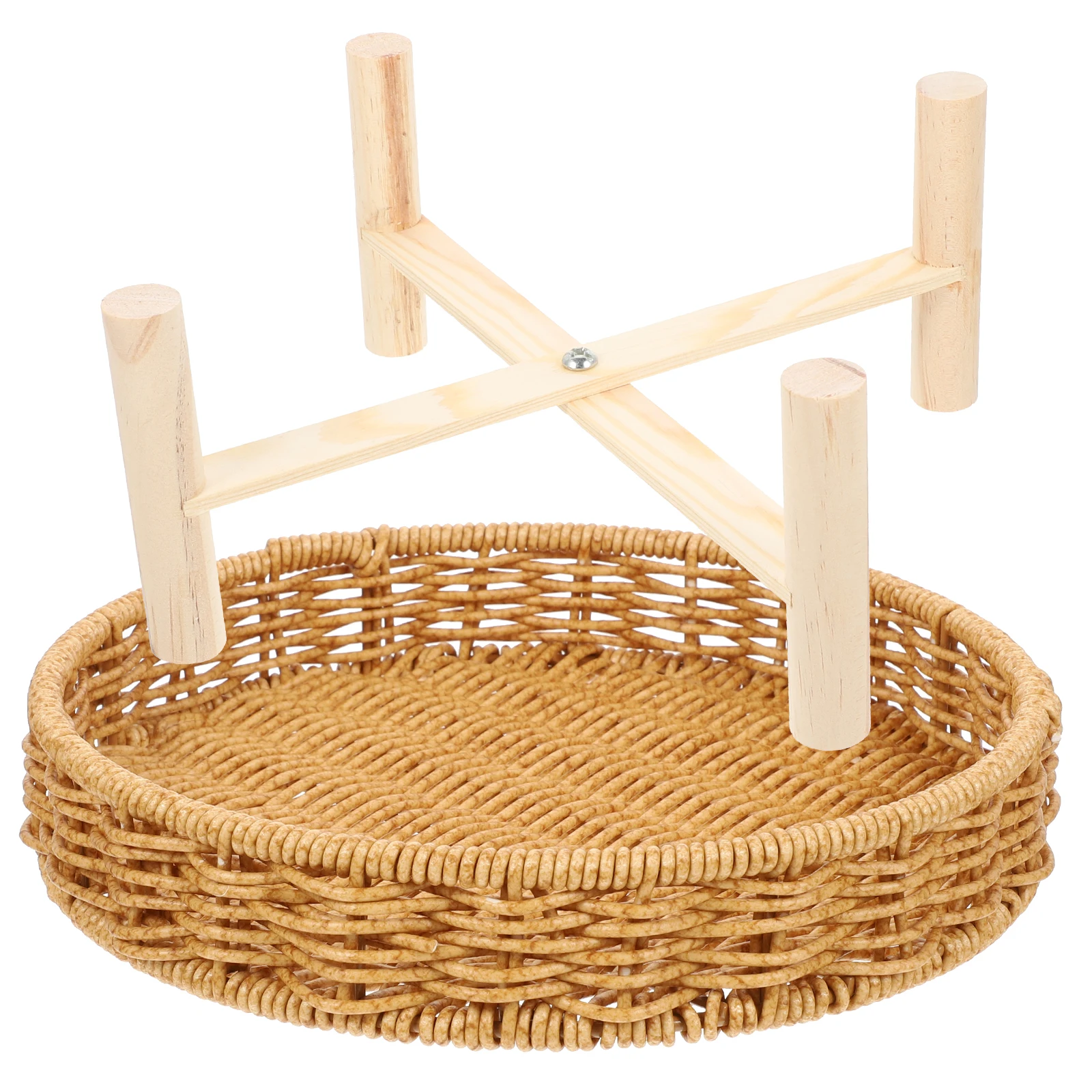 Rattan Fruit Bowl Woven Wood Basket Storage Tray Snack Container Round Platter Bread Serving Kitchen Bar Utensils
Rattan Fruit Bowl Woven Wood Basket Storage Tray Snack Container Round Platter Bread Serving Kitchen Bar Utensils