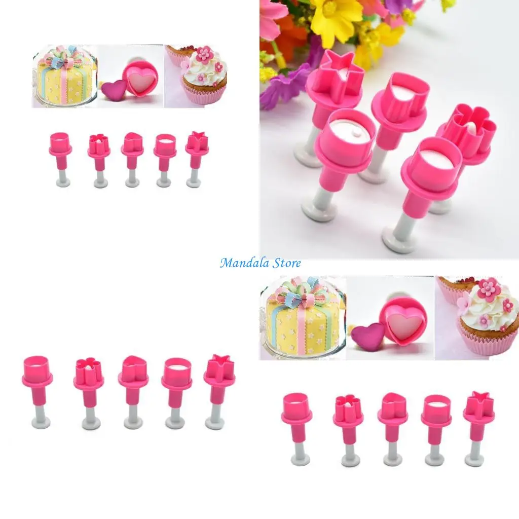 U2JC Plunger Cutters Plum-Blossom Flower Pentangle Fondant Cookie Cutter Decorating Mold Baking Biscuit-Mold Embossing Tools
U2JC Plunger Cutters Plum-Blossom Flower Pentangle Fondant Cookie Cutter Decorating Mold Baking Biscuit-Mold Embossing Tools